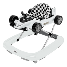 Tryco Gåstol 2-in-1 F1 Racer Vit