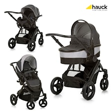 Barnvagnspaket Maxan 4 Plus Trioset, Charcoal Melange, Hauck