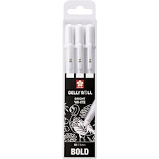 Sakura Gelly Roll Bright White bold 3-set
