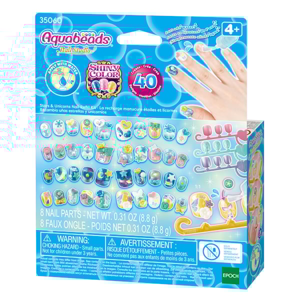 Refill Negler stjerner 40 stk Aquabeads