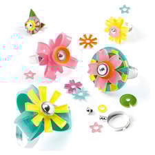 Pysselkit Krympplast justerbara Ringar & Dekorationer Djeco