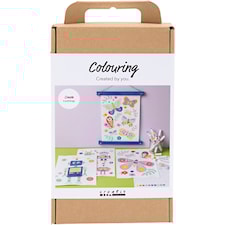 Pysselset Färgläggning Fjäril och Robot Creativ Company