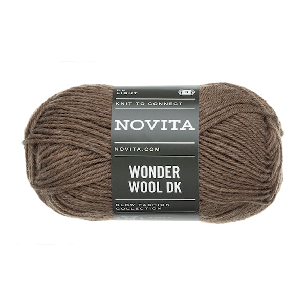 Wonder Wool DK Garn 50 g Skogssopp 068 Novita