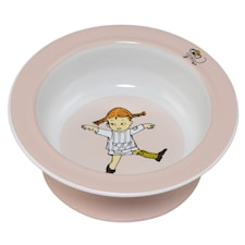 Pippi Cirkus Sugkoppstallrik rosa Rätt Start