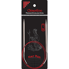 SS Red Circular Pyöröpuikot 80 cm/5 mm Chiaogoo