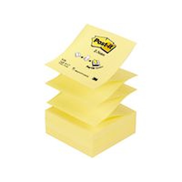 Notes POST-IT Z-block 76x76mm gul