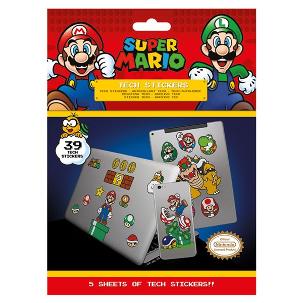 Super Mario Stickers - 39 st