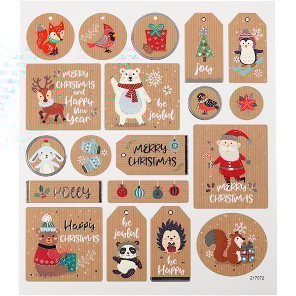 Creativ Company Stickers Christmas 1 Sheet