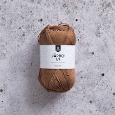 8/4 Bomullsgarn 50 g Kanelbrun (32087) Järbo