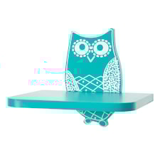 Vägghylla singel Forest Collection, Aqua, Vinter & Bloom