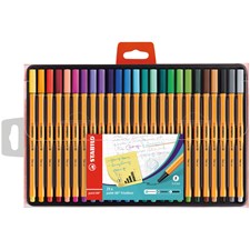 Tegnepenner Fineliner Point 88 Multi 25-pack Stabilo