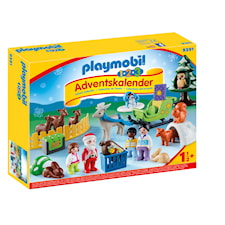 Adventtikalenteri 1.2.3 Joulu eläinten metsässä, Playmobil (9391)