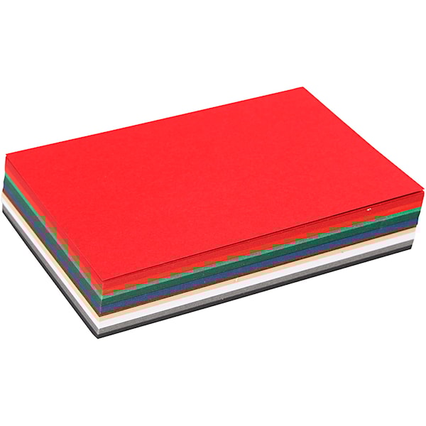Creativ Company Cardboard Cards Christmas Colors 120 sheets