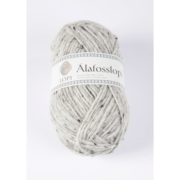 Álafosslopi Garn Ull 100 g Grå tweed Istex (9974)