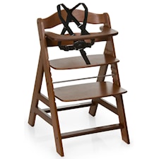 Matstol Alpha, Walnut, Hauck