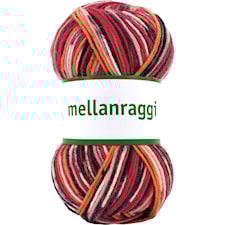 Järbo Mellanraggi Garn Ullmix 100g Joyful Print (28367)