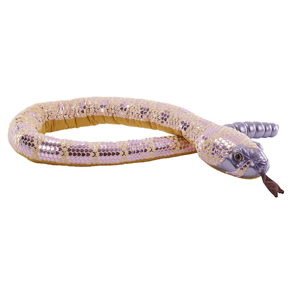 Snakesss 137 cm Kosedyr Skallerorm Foil Gull/Lilla Wild Republic