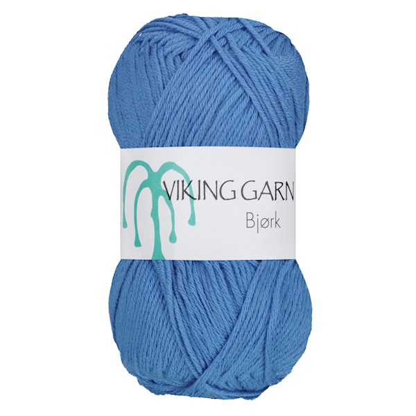 Bjørk 50 g Blå 523 Viking Garn