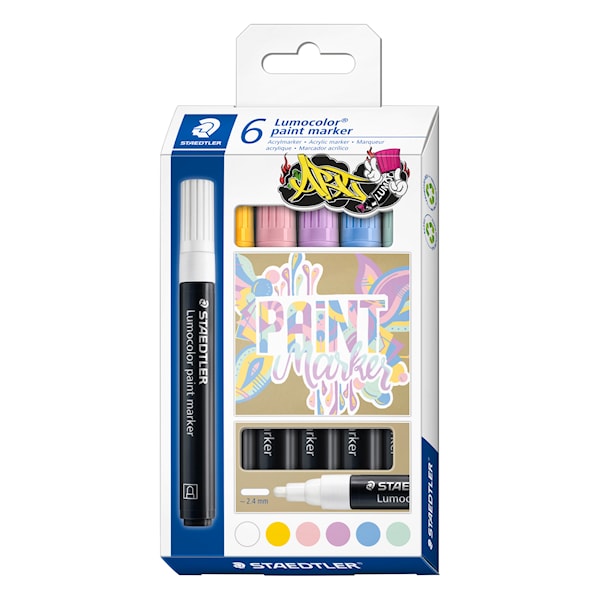 Lumocolor Fargemarkere 6-pakning Staedtler