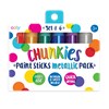 Chunkies Minipack Krämiga Uppskruvningsbara Gelkritor, Metalliska Färger, 6 st Ooly