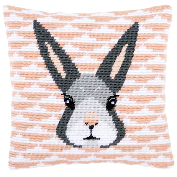 Broderisett Putetrekk Diagonal Langsting Yvonne 40 x 40 cm Vervaco