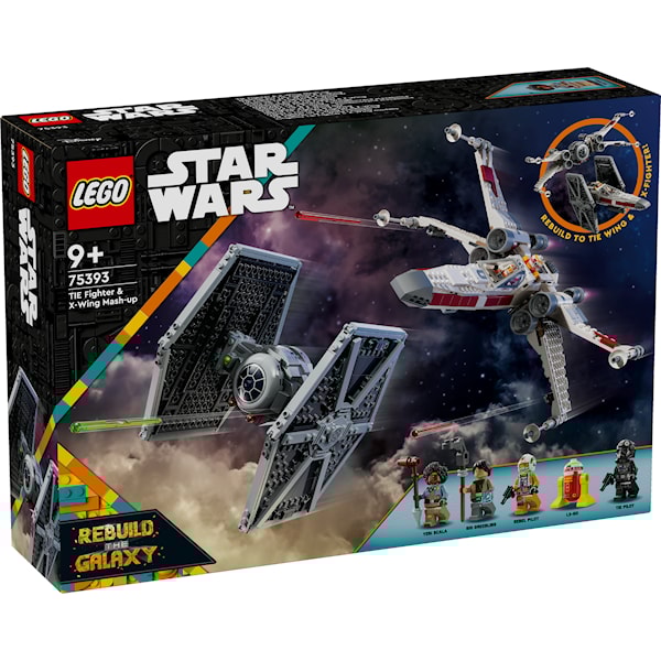 LEGO Star Wars 75393 Kombimodell med TIE Fighter og X-Wing