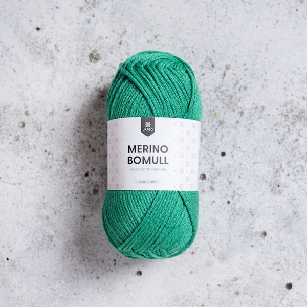 Merino Bomull 50 gr Pine Green (13) Järbo