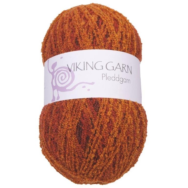Viking of Norway Pleddgarn 350 gr oranssi