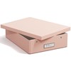 Förvaringslåda Kleo A4 Dusty Pink Bigso Box of Sweden