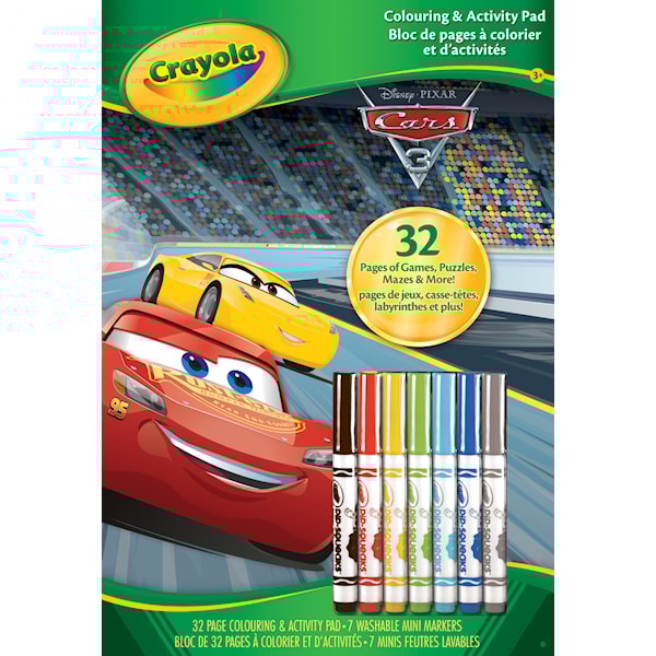 CRAYOLA ACTIVITY BOOK CARS 3
