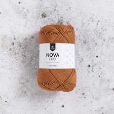 Nova Eco Cotton 50 g Brown Sugar (36) Järbo