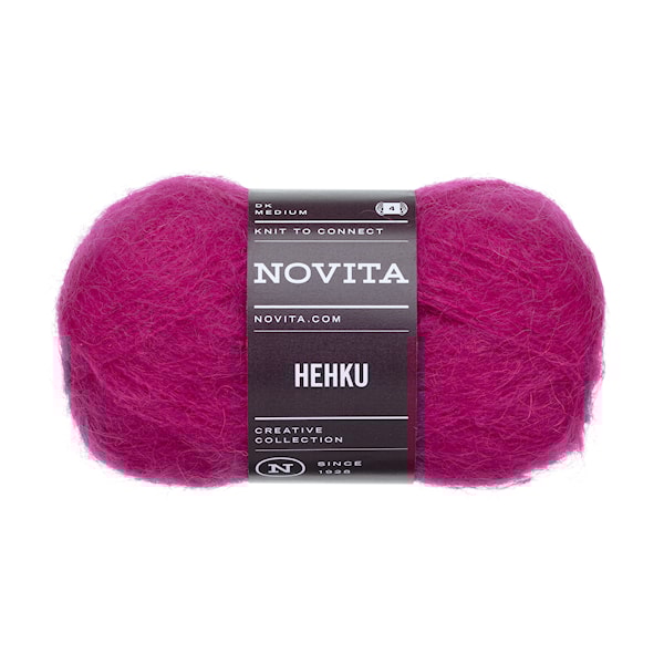 Hehku Garn Mohair Ullmiks 50 g topp 3071 Novita