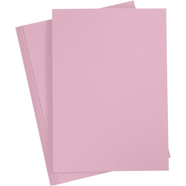 Papir, A4, ark 210x297 mm, 80 g, lys lilla, 20 stk./ 1 pk.