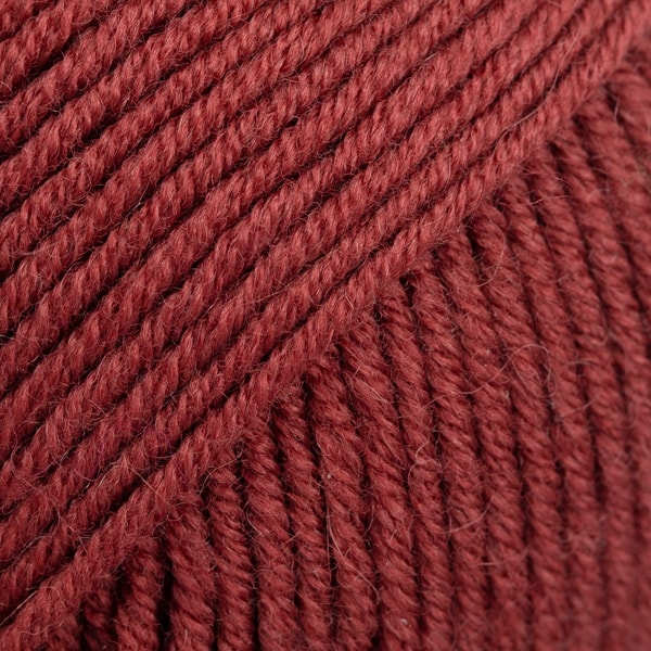 Merino Extra Fine Uni Colour Garn Merinoull 50 g Burgunder (48) Drops