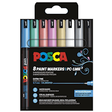 Posca Marker Set 8-p metallivärit