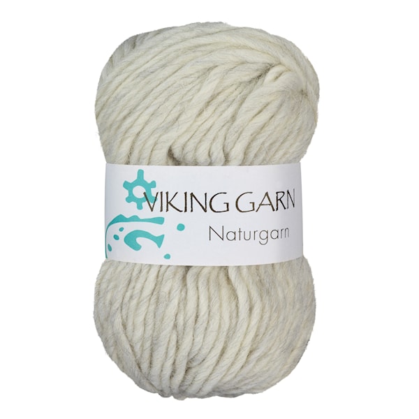 Naturgarn 50 g Perlegrå 611 Viking Garn