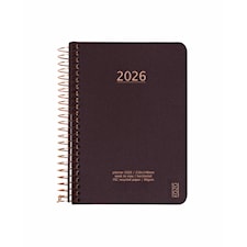 Kalender A6 2026 Vecka Per Uppslag Coffee KOZO