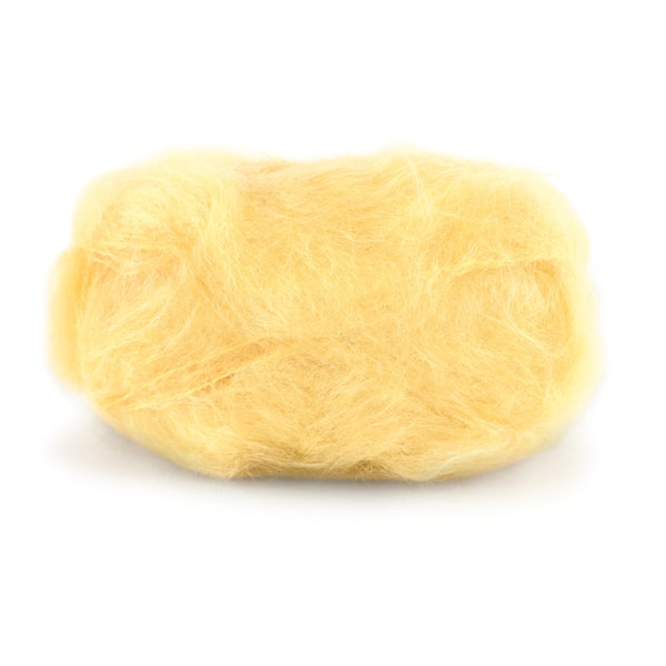 Dale Garn Line Langmo Påfugl Mohair Mix 50 g Ljusgul 7901