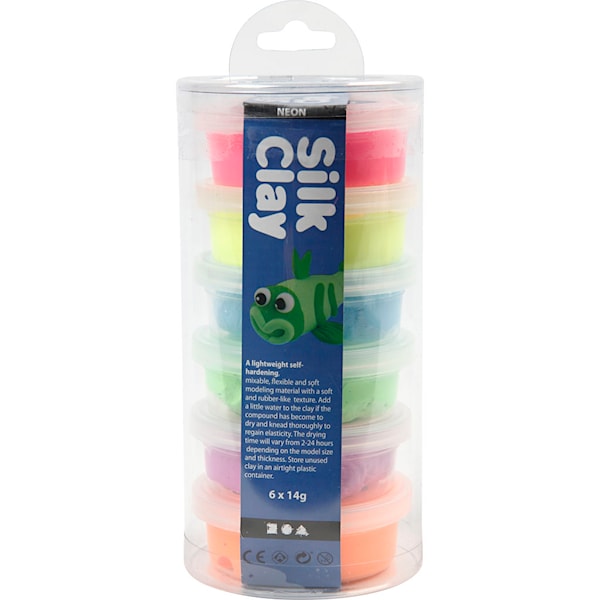 Silk Clay - Neon (6 x 14 g)