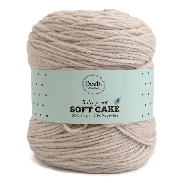 Adlibris Soft Cake 100g Soft Grey A513