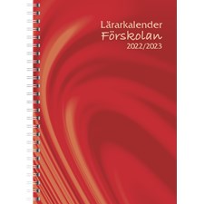 Lärarkalender Förskolan Vivendi Röd läsåret 2022/2023 Almanacksförlaget