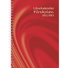 Lärarkalender Förskolan Vivendi Röd läsåret 2022/2023 Almanacksförlaget