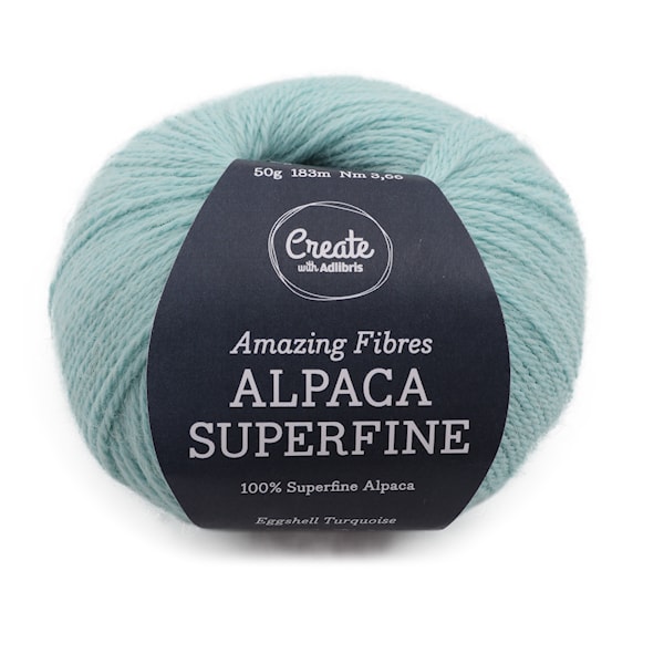 Adlibris Alpaca Superfine 50g Eggshell Turquoise A215