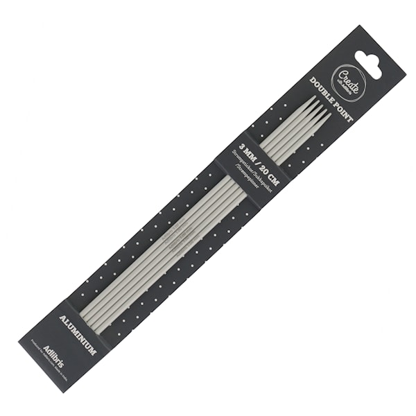 Strømpepinner 3mm Aluminium 20cm