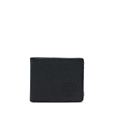 Herschel Plånbok Hank Leather RFID, Black Pebbled Leather