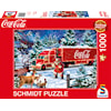 Puslespill Coca Cola Christmas Truck 1000 brikker, Schmidt