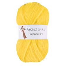 Alpaca Bris 50 g Sitruunankeltainen 344 Viking Garn