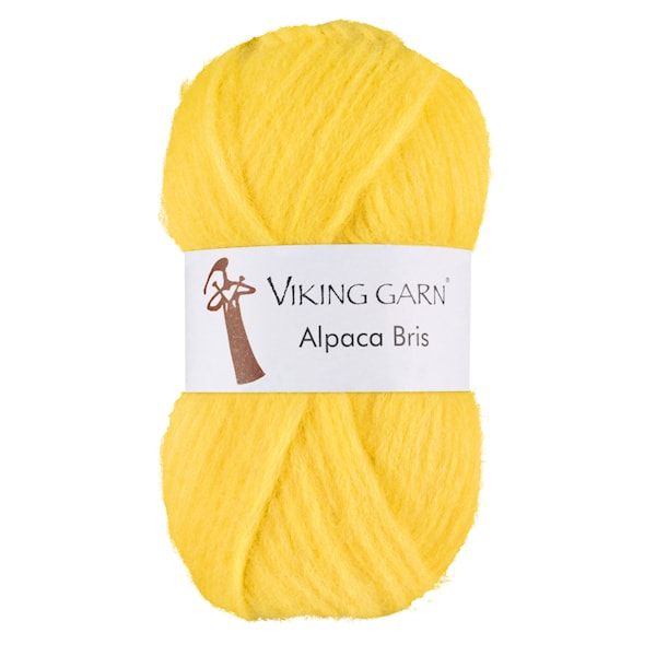 Alpaca Bris Garn 50 g Sitrongul 344 Viking Garn