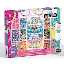 DIY Armband Lerpärlor 3200 Stycken