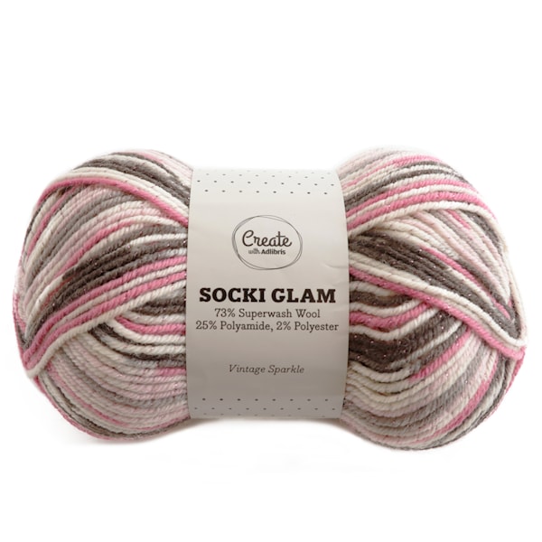 Adlibris Socki Glam 100g Vintage Sparkle B162